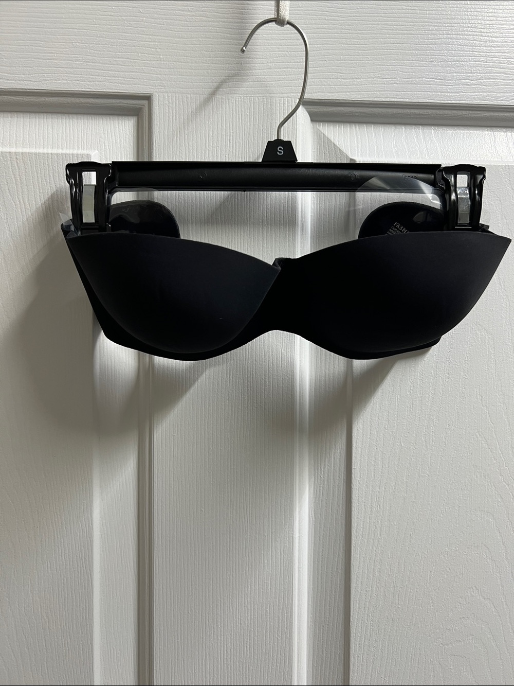 Fashion Forms Black Strapless Adhesive Bra small S 34 C NWOT 536